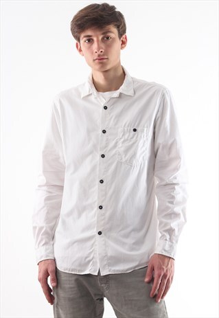 STONE ISLAND LONG SLEEVE WHITE