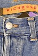 VINTAGE HIGH WAISTED LOGO JEANS 