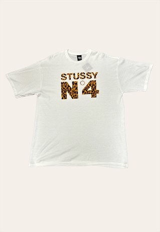 STUSSY VINTAGE N0.4 T SHIRT XL