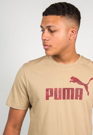 PUMA T-SHIRT. SPELLOUT GRAPHIC