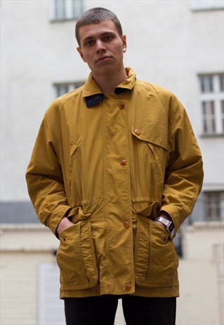 VINTAGE MUSTARD YELLOW EQUESTRIAN JACKET