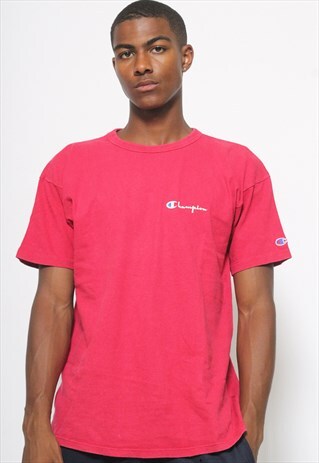 VINTAGE CHAMPION SPELL OUT T-SHIRT