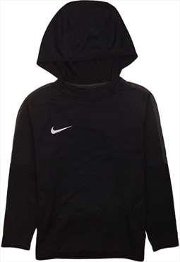 Vintage 90's Nike Hoodie Swoosh Pullover Black Medium