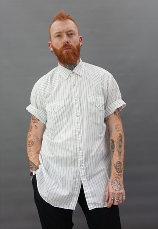 VINTAGE SHORT SLEEVE WESTERN SHIRT