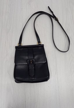 90's Vintage Mondi Shoulder Bag Black Classic