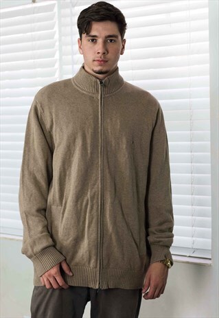 VINTAGE TOMMY HILFIGER FILL ZIP JUMPER 90S XXL 30.9