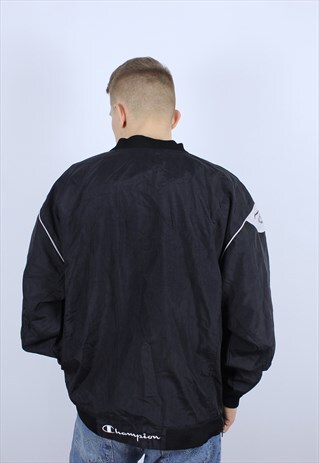 VINTAGE CHAMPION PULLOVER WINDBREAKER JACKET