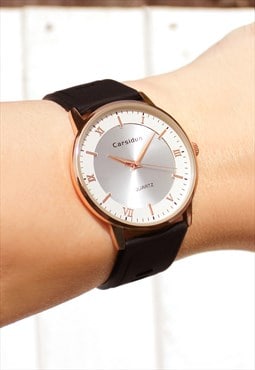 Rose Gold Numeral Watch