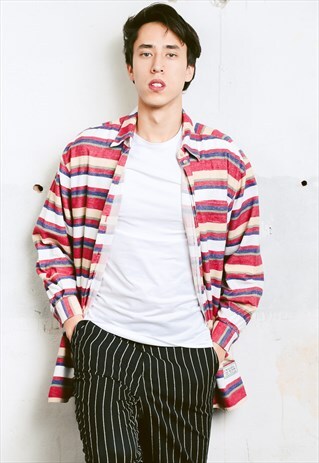 VINTAGE 90S AZTEC PATTERNED SHIRT