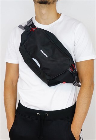 CARGO BLACK BUM BAG