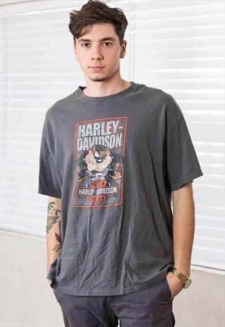 VINTAGE HARLEY-DAVIDSON T-SHIRT LOGO 90S XL 9.1