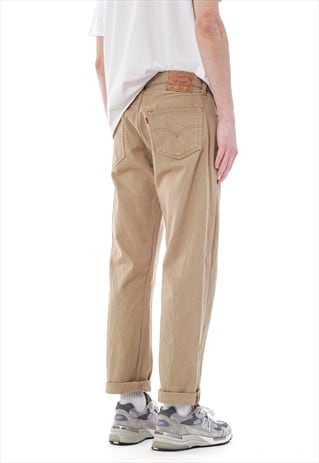 beige 501 levis