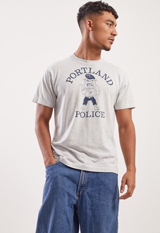 VINTAGE PORTLAND POLICE GRAPHIC T-SHIRT