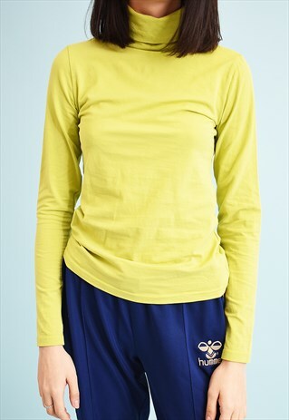 Y2K MINIMALIST TURLENECK BASICS TOP