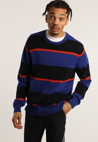VINTAGE CHAPS EMBROIDERED LOGO KNITTED SWEATSHIRT