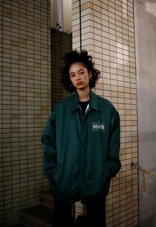 COACH JACKET GREEN