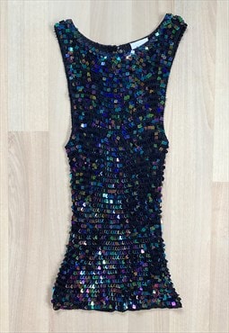 Y2K Sequin Cami Top