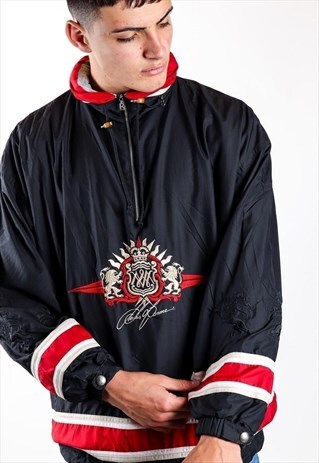 VINTAGE EMBROIDERED SHELL JACKET J1355