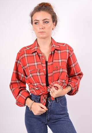 VINTAGE SHIRT CHECK RED
