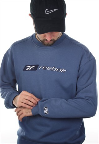 VINTAGE REEBOK BIG LOGO SWEATSHIRT JUMPER