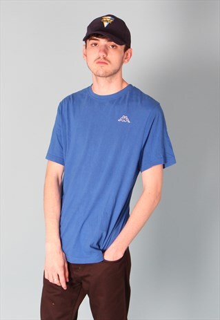 KAPPA ROYAL BLUE PLAIN T-SHIRT