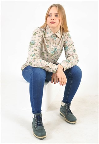 VINTAGE 70'S SHIRTS IN FLOWER PRINT