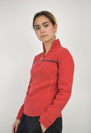 VINTAGE 90'S TOMMY HILFIGER 1/4 ZIP JUMPER