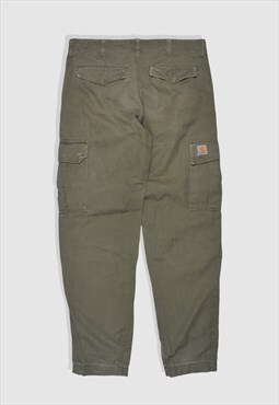 Vintage 90s Carhartt Double-Knee Cargo Trousers Khaki Green