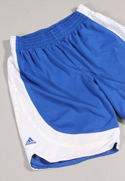 Vintage Adidas Shorts in Blue Casual Gym Sportswear Medium