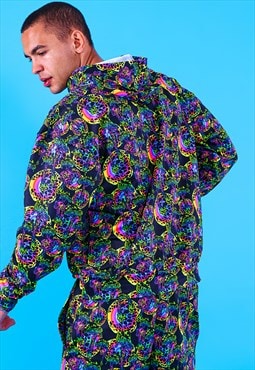 Unisex Trippy Mushroom Print Hoodie