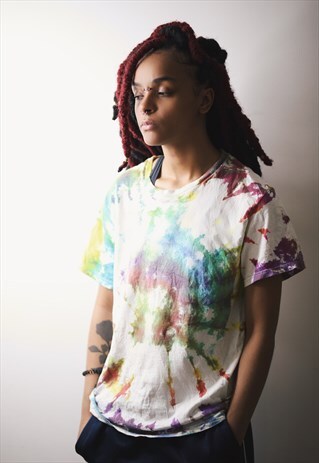 VINTAGE FESTIVAL TIE DYE T-SHIRT