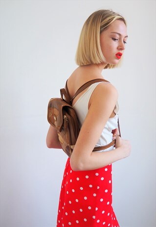 VINTAGE PATCHWORK BACKPACK