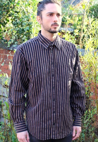 VINTAGE 90S YVES SAINT LAURENT SHIRT - LARGE - RARE GENTS