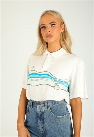 VINTAGE ADIDAS POLO T-SHIRT MT45