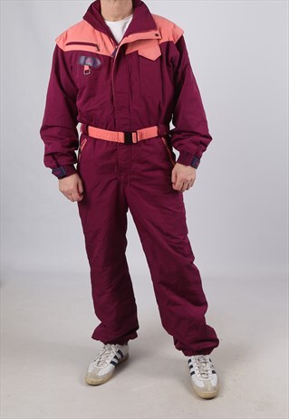 VINTAGE DERIK FULL SKI SUIT SNOW SPORTS M 38 - 40" (ADM)