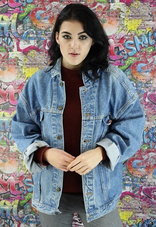 VINTAGE 80S MID BLUE LEE DENIM JACKET