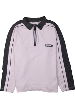 Vintage 90's Jersey SC&SDA Sweatshirt Quater Zip White