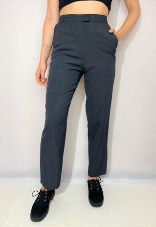 VINTAGE 90S GREY MINIMALIST PANTS