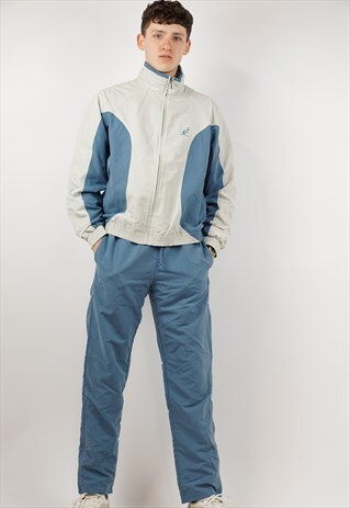 VINTAGE AUSTRALIAN 90'S CREAM/BLUE TRACKSUIT