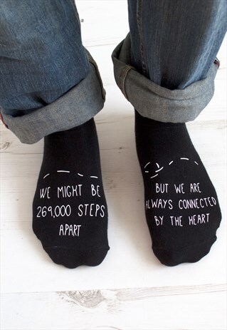 LONG DISTANCE RELATIONSHIP SOCK GIFT