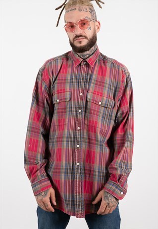 VINTAGE 80S CLASSIC POLO RALPH LAUREN SHIRT / S7987