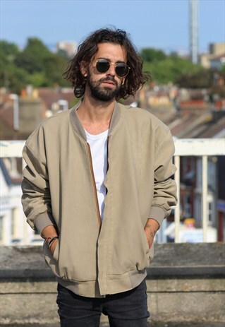 VINTAGE // 70'S // SUEDE LEATHER BOMBER JACKET