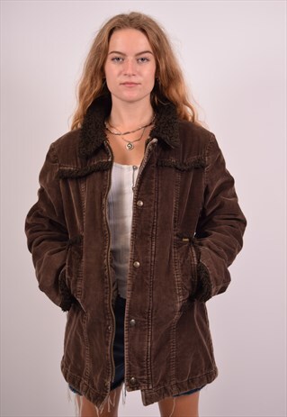 VINTAGE LEE CORDUROY JACKET BROWN
