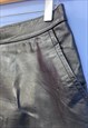 VINTAGE SKIRT BLACK HIGH WAIST MINI A-LINE