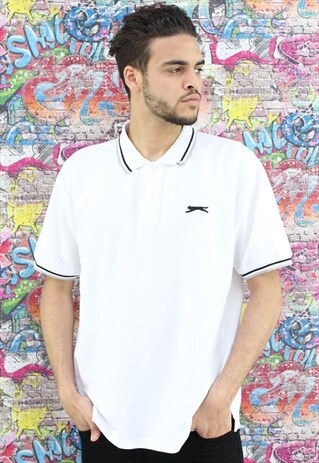 VINTAGE SLAZENGER T-SHIRT. UNISEX. BRANDED SPORTSWEAR.