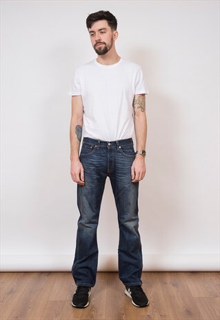 LEVI'S 501 DARK BLUE DENIM JEANS