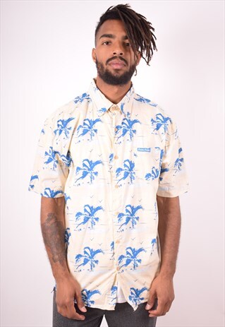 MENS VINTAGE HAWAIIAN SHIRT XL MULTI 90S