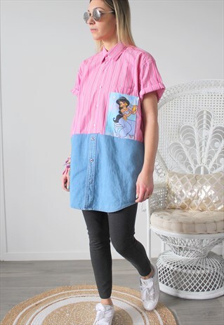 VINTAGE JEANS DENIM PRINTED JASMINE