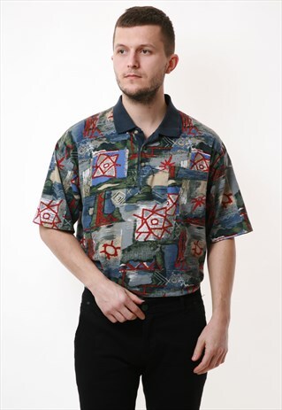 90S HAPPY LIFE GRAPHICS VINTAGE COTTON T-SHIRT 16988