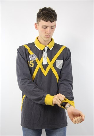 VINTAGE TOMMY HILFIGER PATTERNED POLO SHIRT